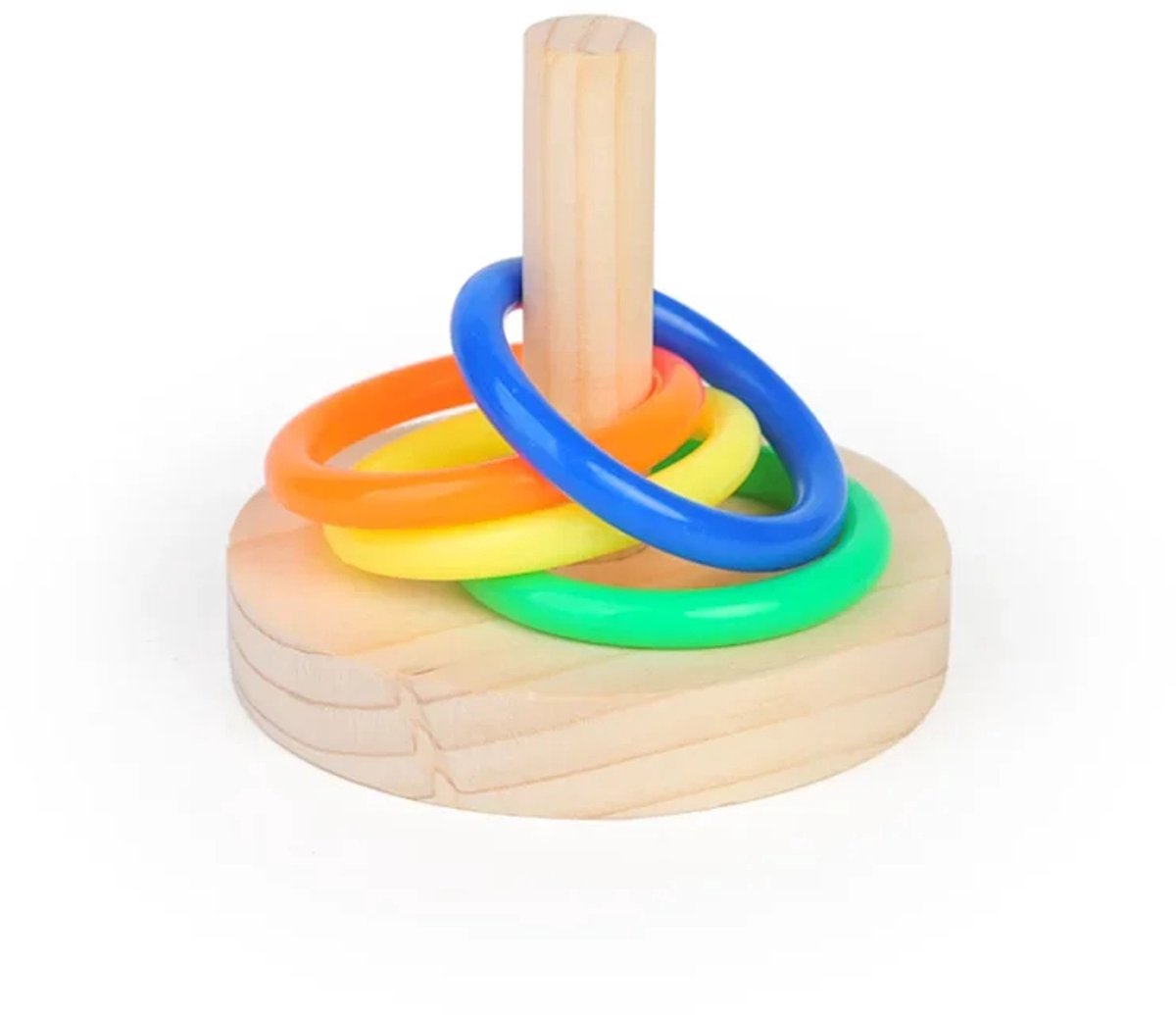 Boeste® - Kleurrijk 5 Ringen Spel - Educatief Vogel Speelgoed - Interactief & Stimulerend