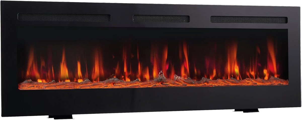 Elektrische Haard 3-in-1 met Verwarming en 3D Vlam Effect (76,2 cm)
