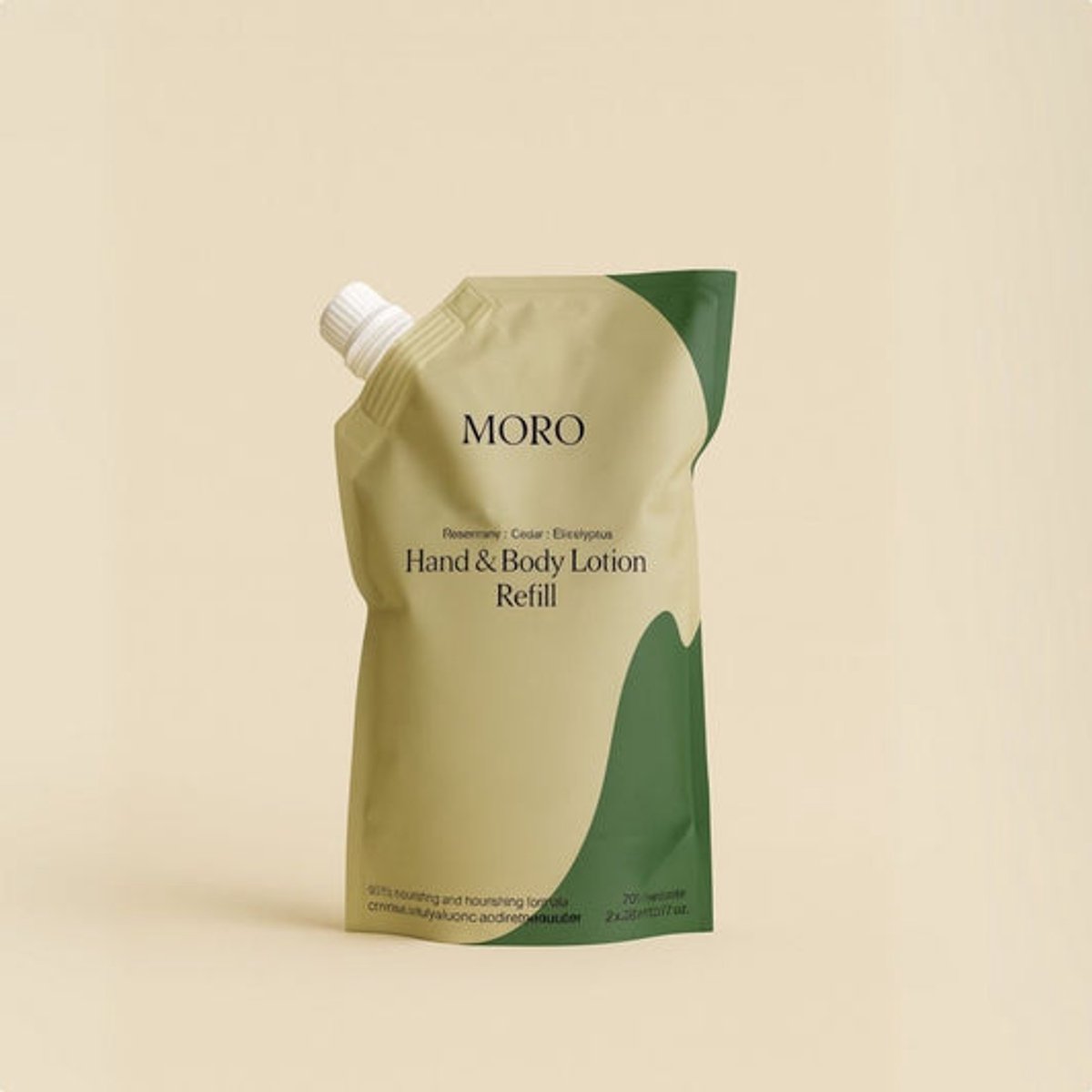Moro hand & body lotion refill 500ml santal & violet