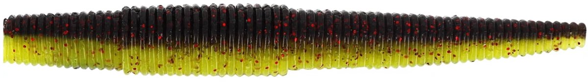 Westin Fishing Ned worm Black Chartreuse (9cm)