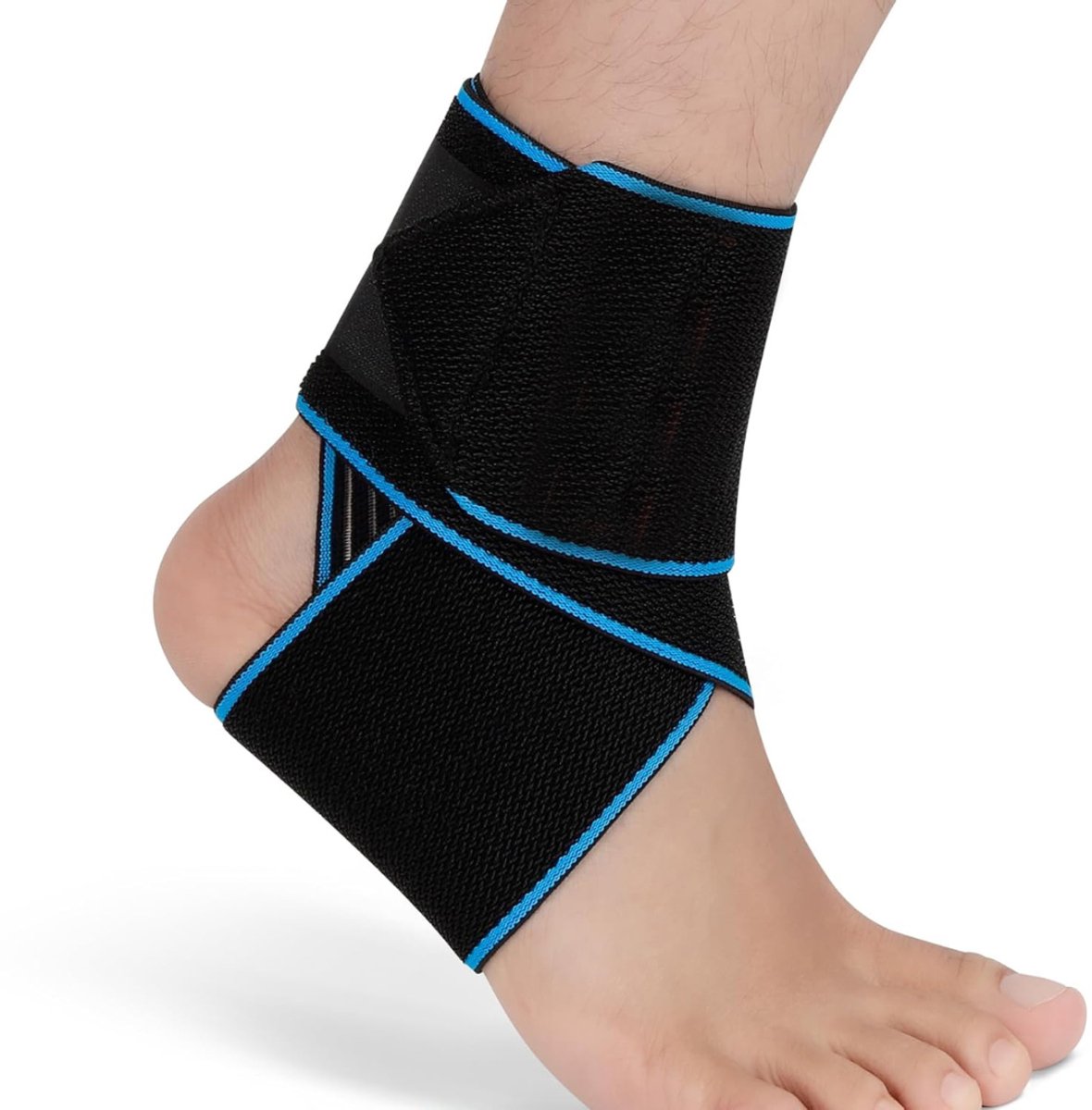 Octav8® Enkelbrace - Enkelondersteuning - Enkelsteun - Zwart/Blauw