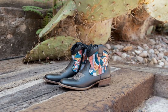 Grinders - Louisiana Réel Cuir Bottes Vacheboy Western Bout Pointu Bottess - Homme - Taille : 45 - Couleur : Noir
