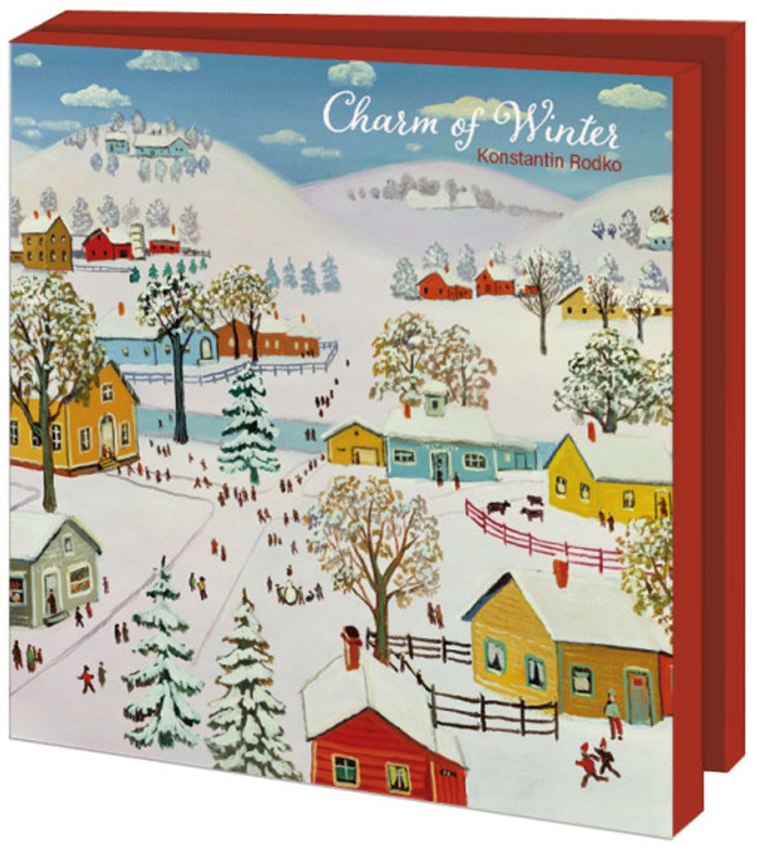 Kaartenmapje met env, vierkant: WMC1293 - Charm of Winter, Konstantin Rodko