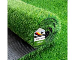 Kunstgras op Maat - 14mm Hoog Slijtvast Siergras voor Balkon, Tuin en Terras