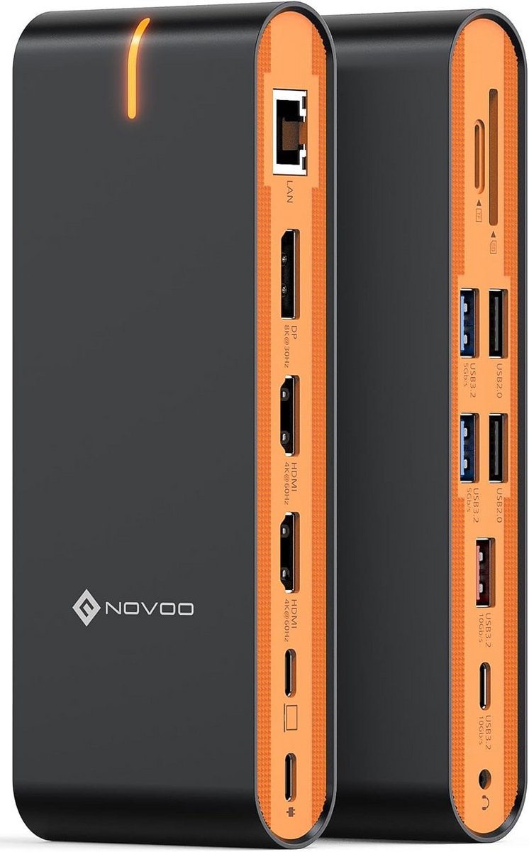 Universele 15-in-1 USB-C Dockingstation voor Laptops