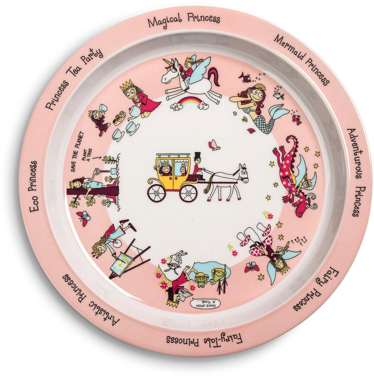 Prinses kinder melamine bord - Tyrrell Katz