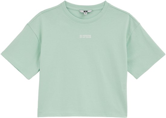 WE Fashion Meisjes T-shirt met tekst