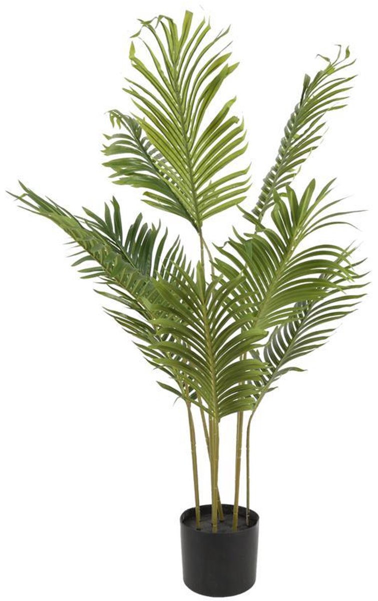 Countryfield kunstplant Kentia groen decoratieplant H100cm kunststof.