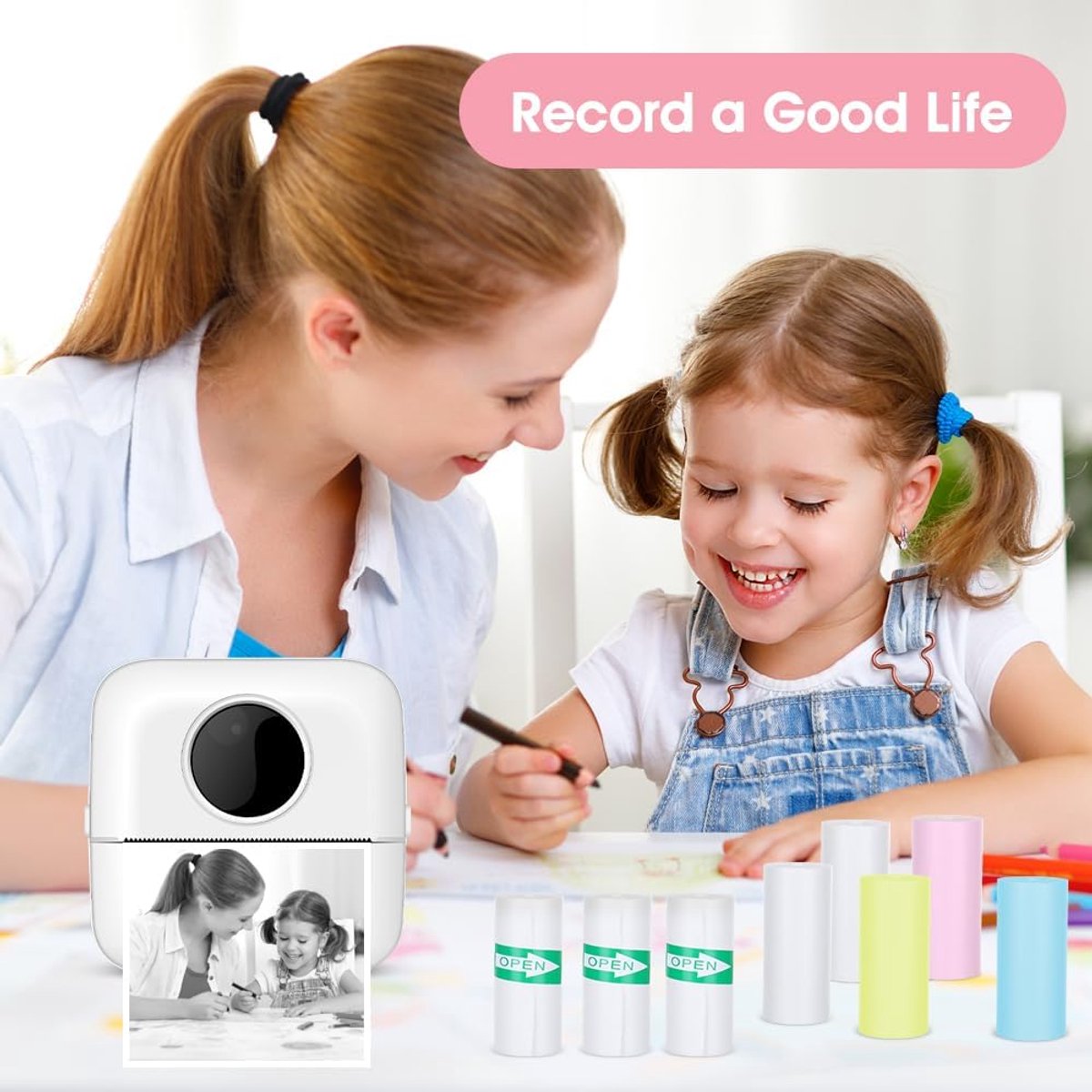 Mini Printer 200DPI - USB Thermische Fotoprinter thumbnail 4