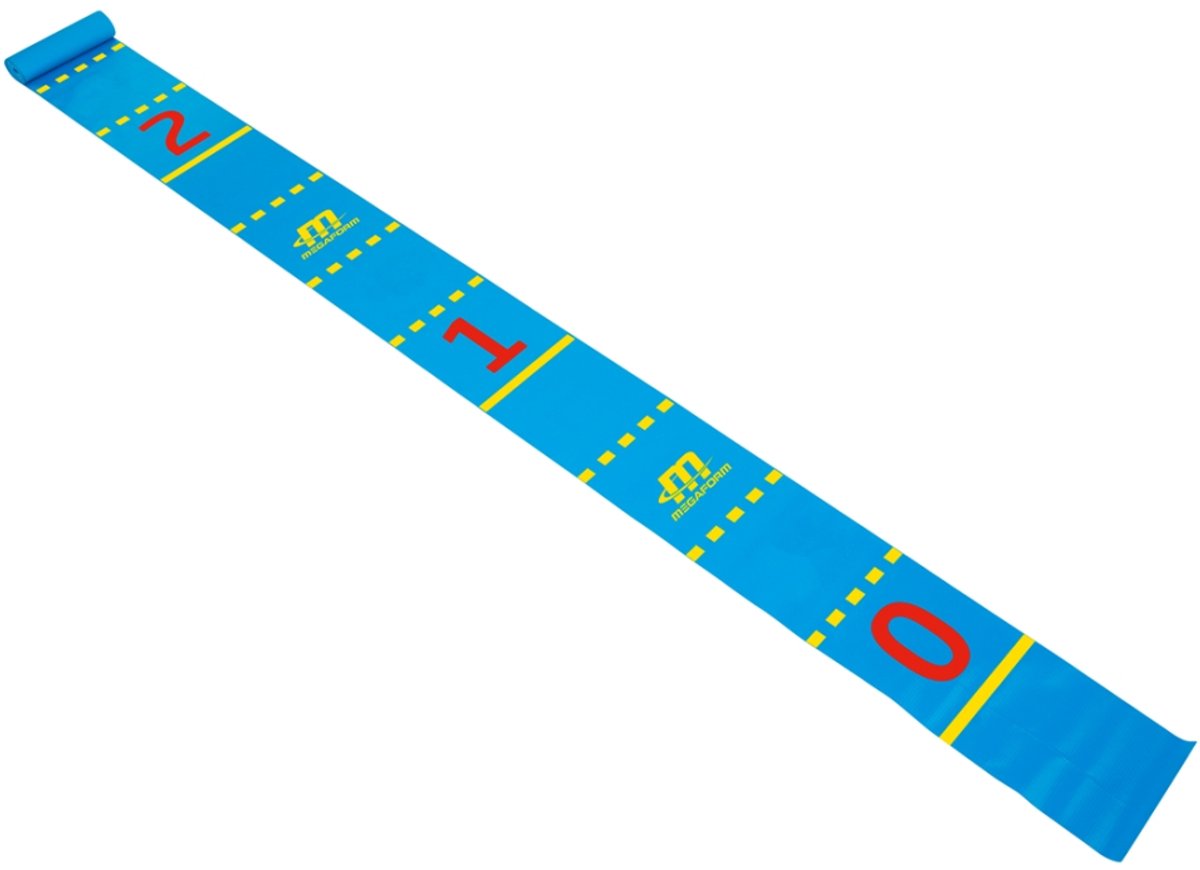 Megaform meetmat PVC 10 meter - Speelmat voor meten en gooien.