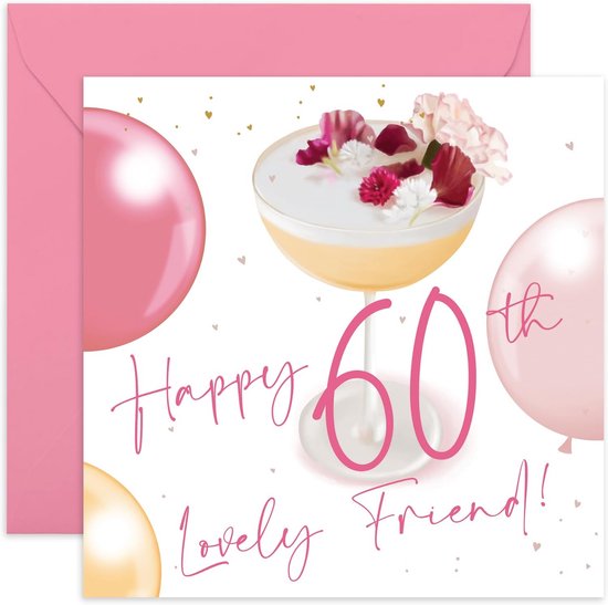 Mooie uitnodigingskaart verjaardag 60 jaar