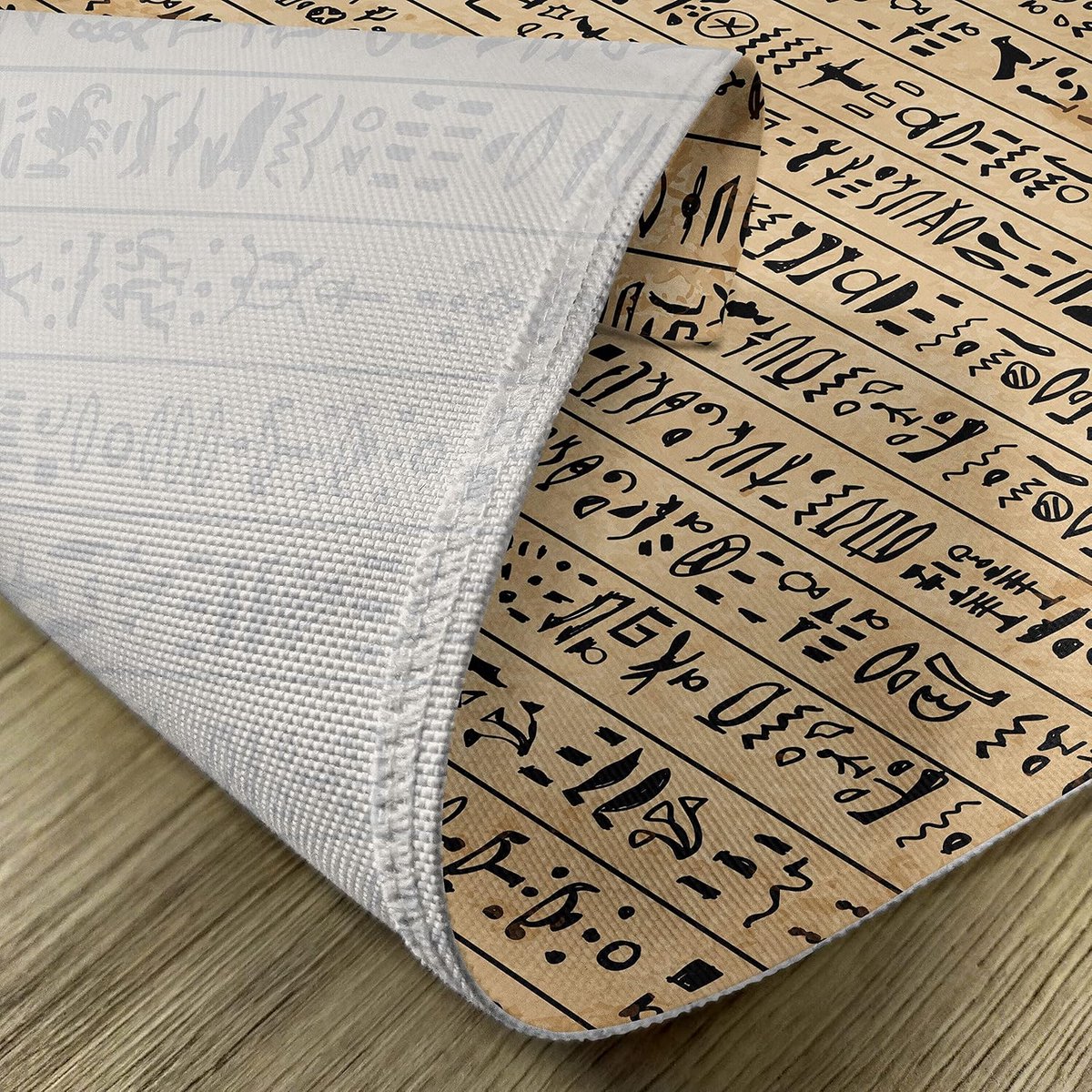 Set van 4 Wasbare Tafelloper met Oude Egyptische Hiërogliefen