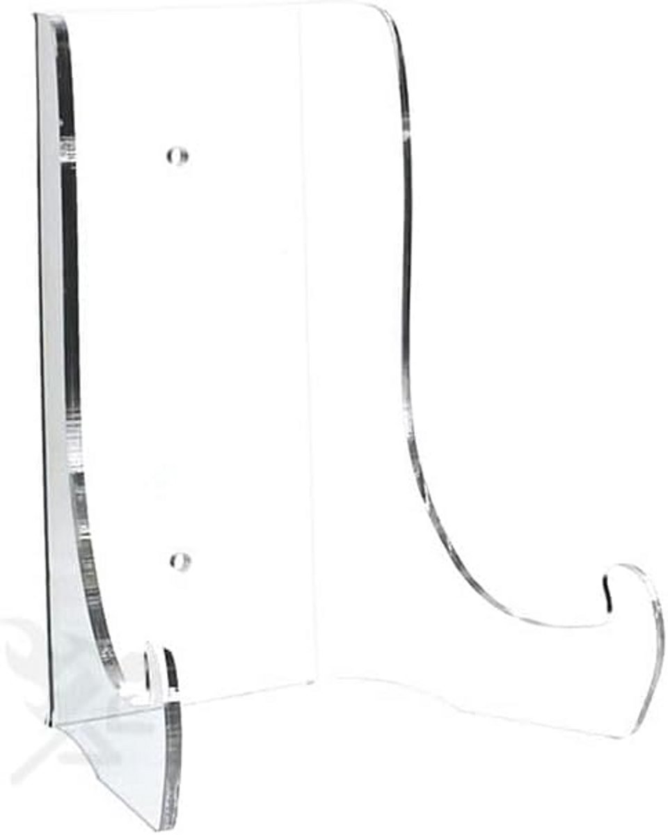 Zware Transparante Display Standaard voor Borden en Platen 11,43 cm