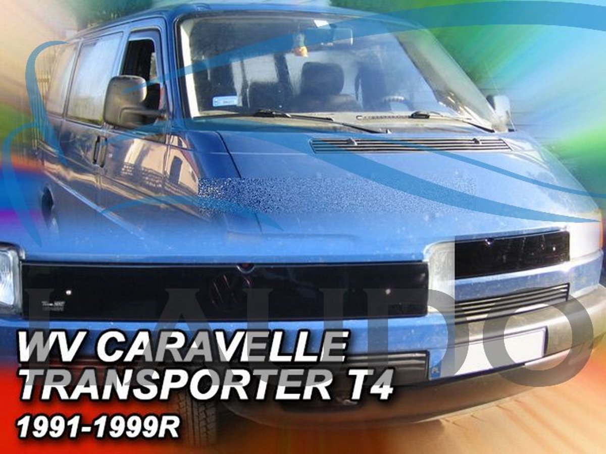 Volkswagen T4 wintercover grillbeschermer tbv california caravelle transporter bouwjaar 1991-2000 donker pasvorm merk Heko