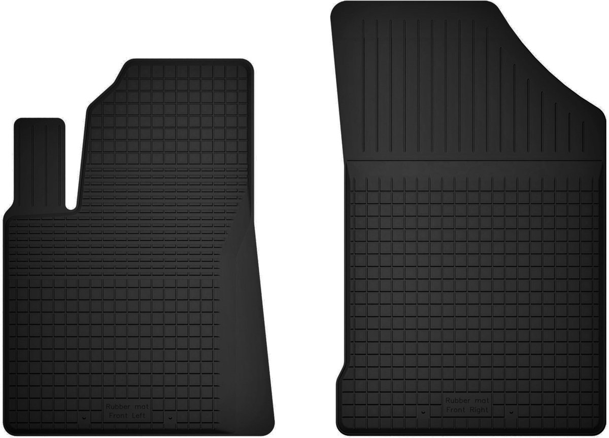 Wielganizator BasicProtect Serie - Rubber Automatten - Opel Mokka II Crossover (2020-) - Voorste Set - Antislip