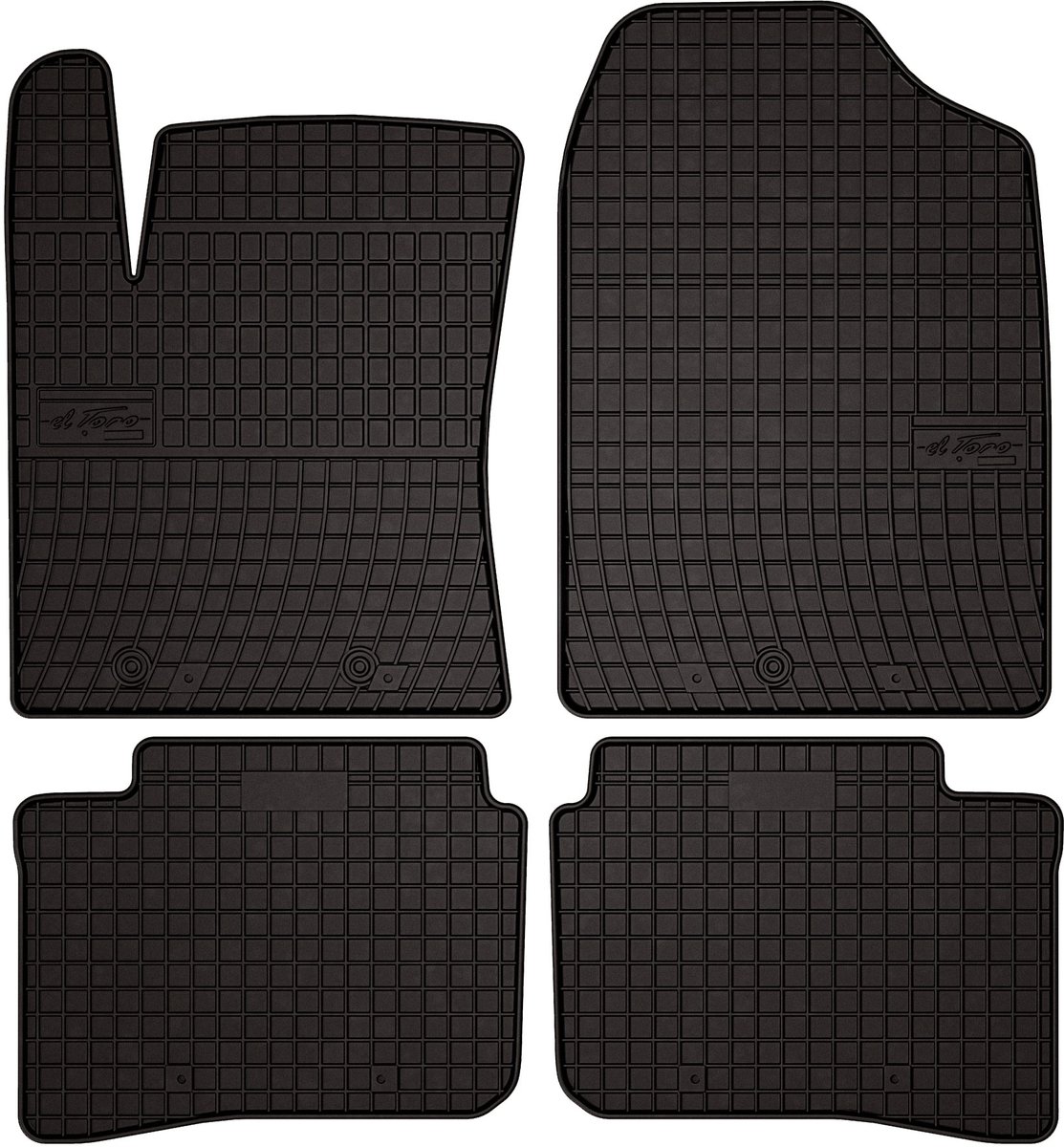 Wielganizator SolidPRO - Auto Vloermatten - Hyundai i10 III Hatchback - Zwart - Op Maat
