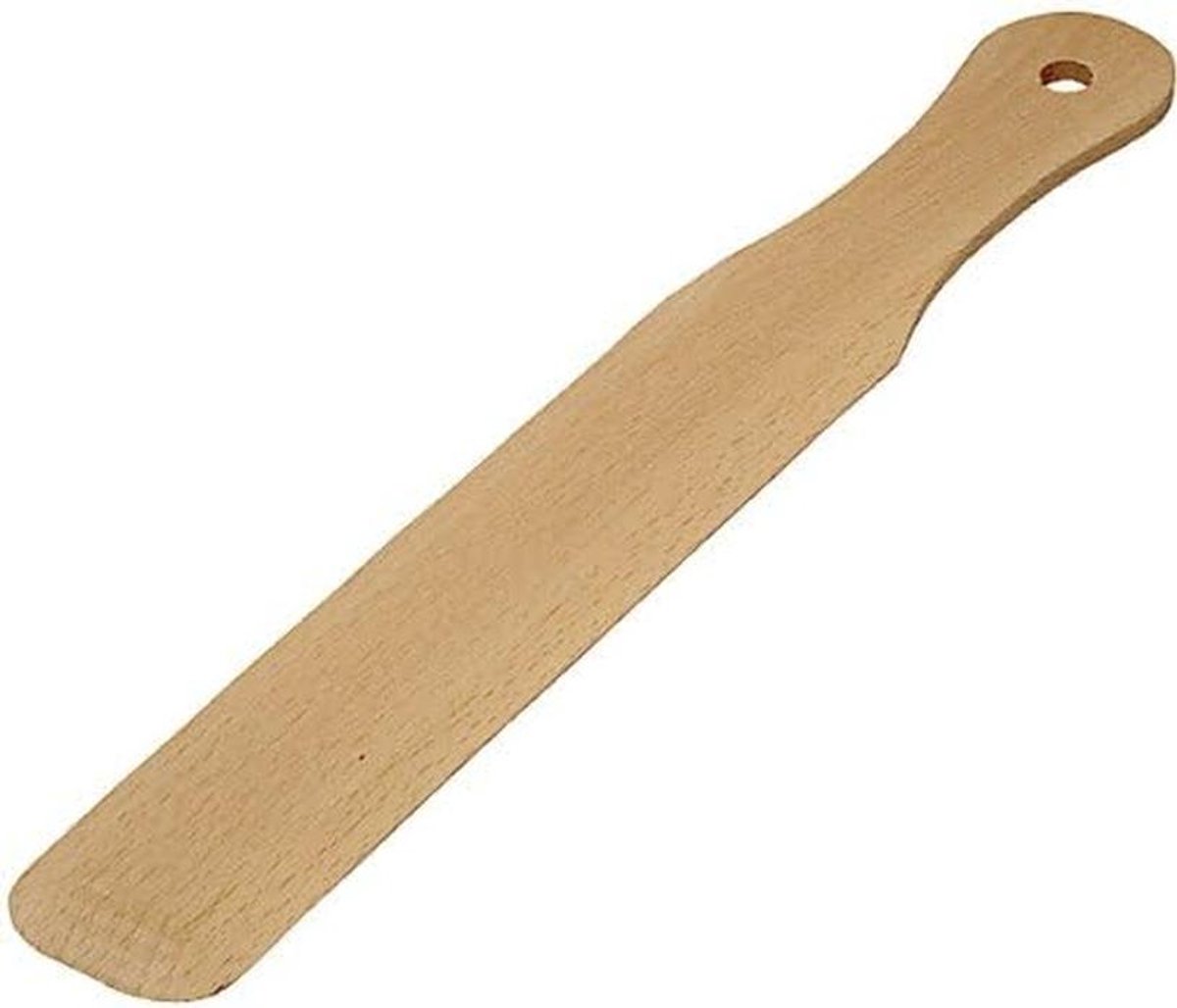 Crêpes spatel 30 cm van Beukenhout - Dun en Stevig Bakgerei