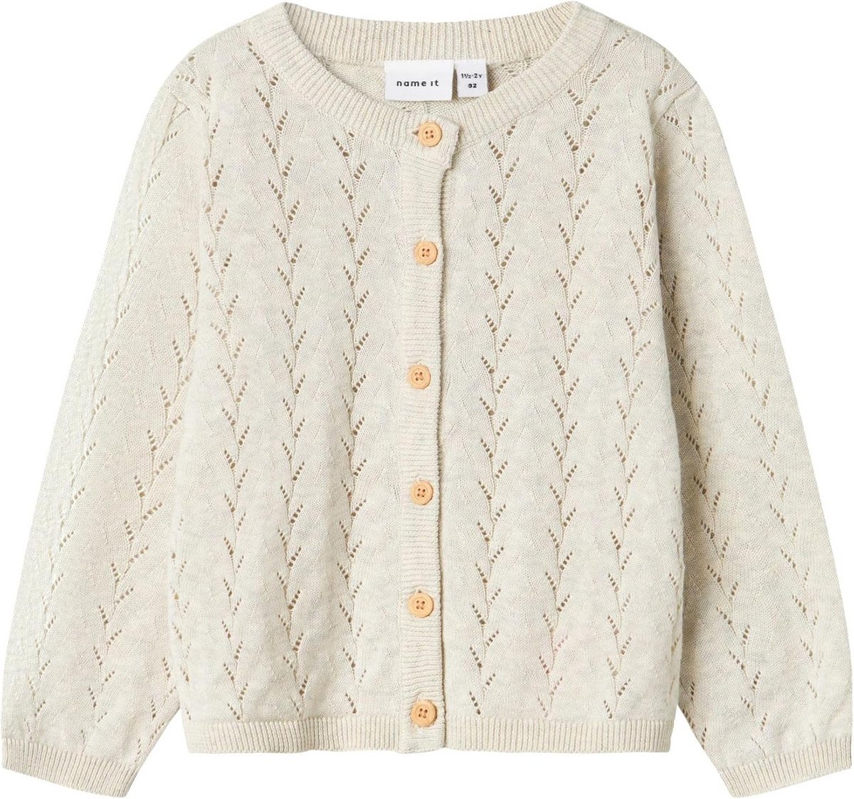 Meisjes Vest Gebreid Lange Mouwen Comfortabel Kindermode
