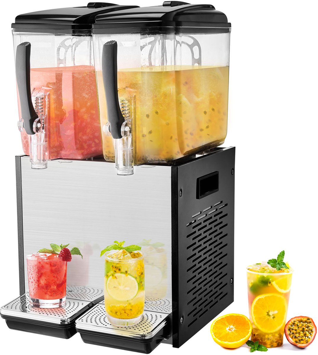 VEVOR CommerciëLe Drankdispenser 12Lx2 Dispenser Koude Sappen Ijsdranken