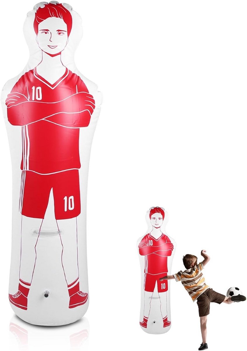 Opblaasbare Voetbal Trainingspop 160 cm Hoog - Staande Keeperpop voor Training