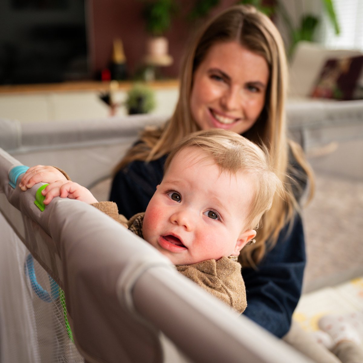 Grondbox – Top kwaliteit - Stevig - Eenvoudig - Twee formaten - 127x127cm - Inclusief Dubbelzijdige Speelmat – Baby Speelbox met 50x Speelballen - Kinderbox - Babybox - Box voor baby's - Kruipbox - Baby box - Playpen - Grijs – foto 5