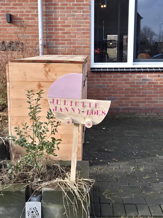 baby geboorte tuinbord van Het Spandoek.nl — afbeelding 3