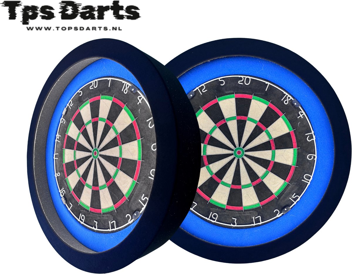 Tps Dartbord verlichting - Pure Blauw-Zwart - Led Dartbord verlichting - Led surround dartbord verlichting- dartbord