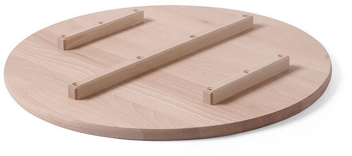 Ronde Houten Pizza Plank met Snijgroeven - 45 cm Diameter