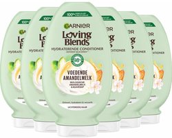 Garnier Loving Blends Voedende Amandelmelk Hydraterende Conditioner - Lichtdroog Haar - 6 x 250ml
