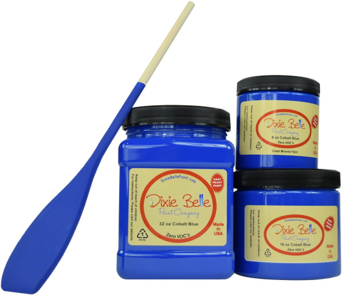 Cobalt Blue (Dixie Belle Chalk Mineral Paint) 8oz (237ml)