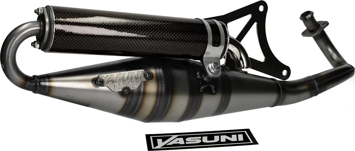 Uitlaat Yasuni Z Carbon Piaggio 50cc 2 Takt