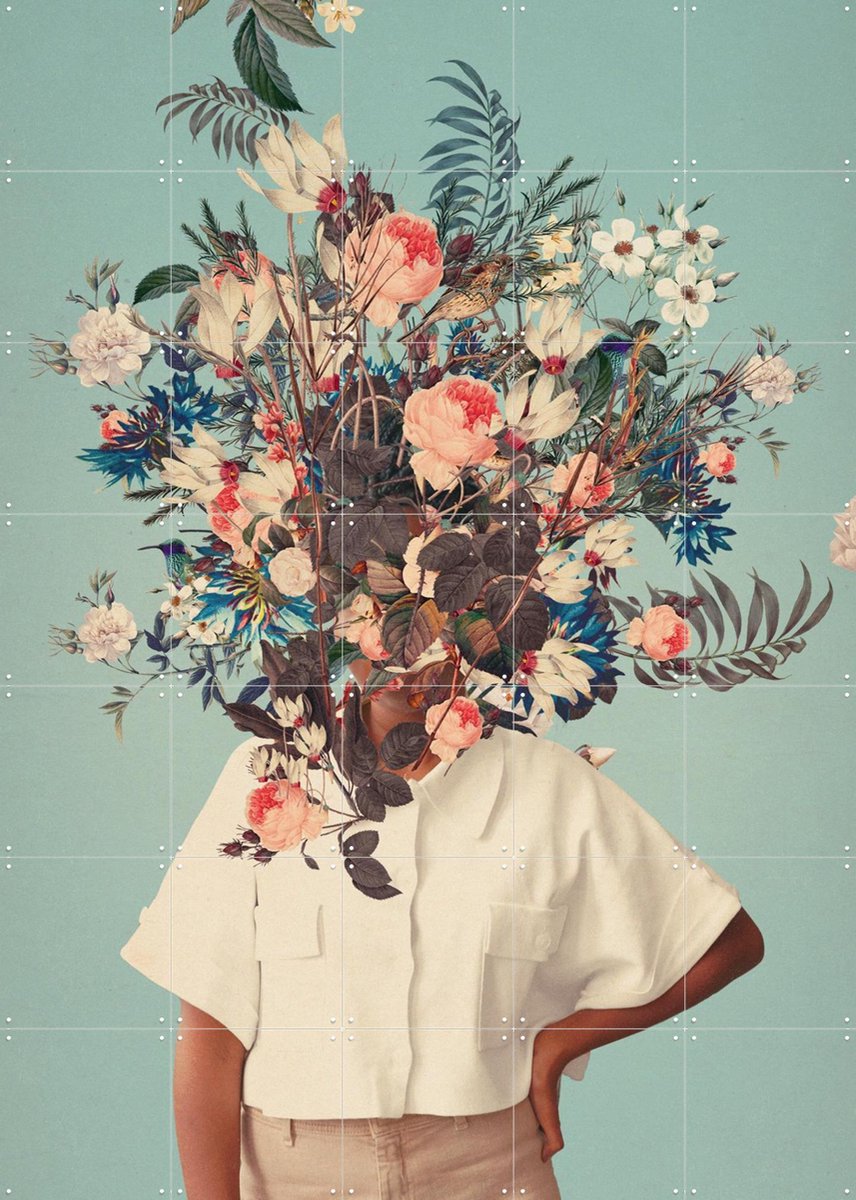 IXXI Thank God It's Spring, Frank Moth - 100 x 140 cm - Gratis ophangtool - Grote wanddecoratie en posters - Grafisch Ontwerp, Digitale Kunst
