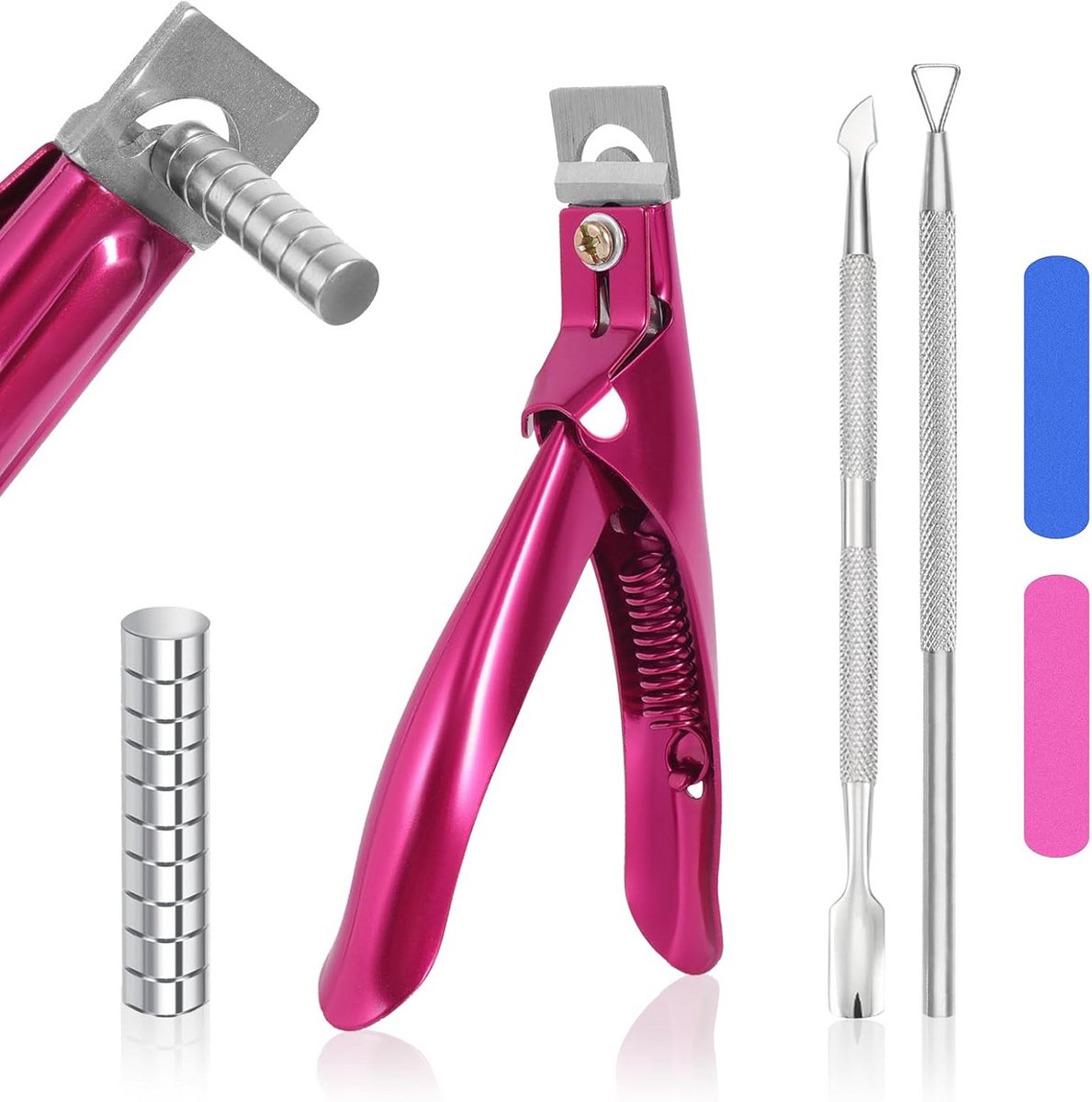 Professionele Nageltrimmer Set voor Acryl- en Gellak met Precisie Meting