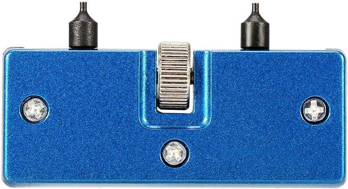 Allecto- Horloge reparatie gereedschap - Behuizing opener - Veilig - Metaal - Klok terug case - Moersleutel remover - Professionals - Hobbyisten - Rechthoekig - Geschikt voor verschillende modellen - Zilverenco.