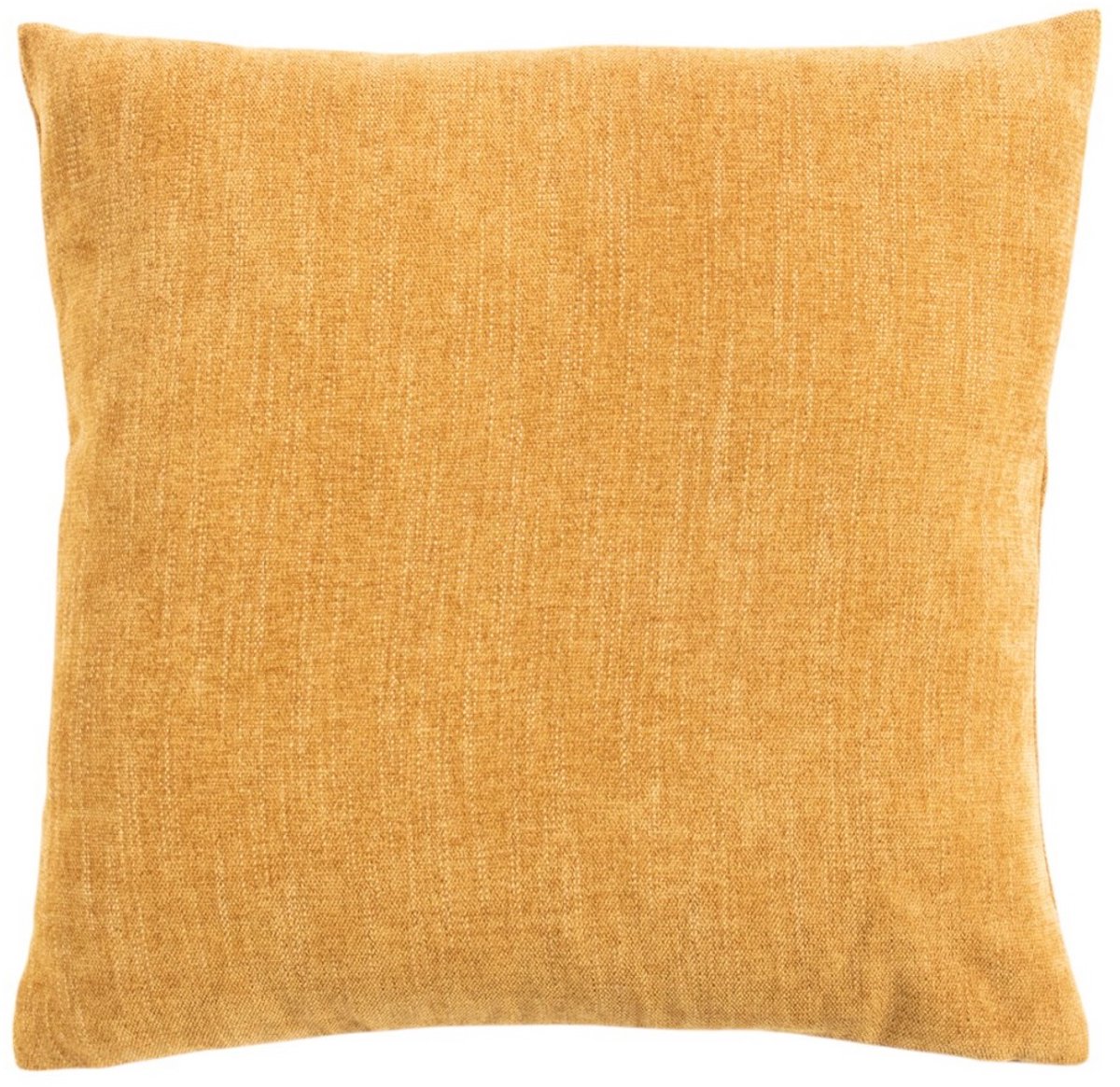 Linen & More Kussen Queen chenille oker 45x45cm