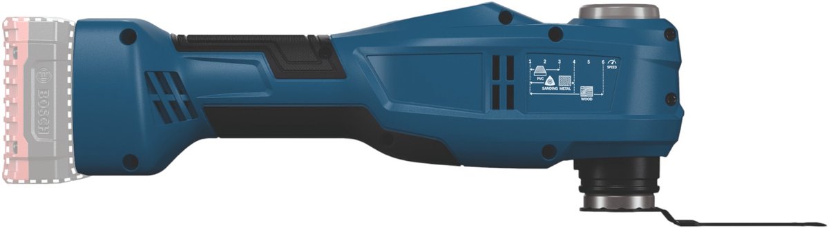 Bosch Professional PRO GOP 18V-30 Accu multitool 18V Basic Body in L-Boxx - 06018G3001 thumbnail 3