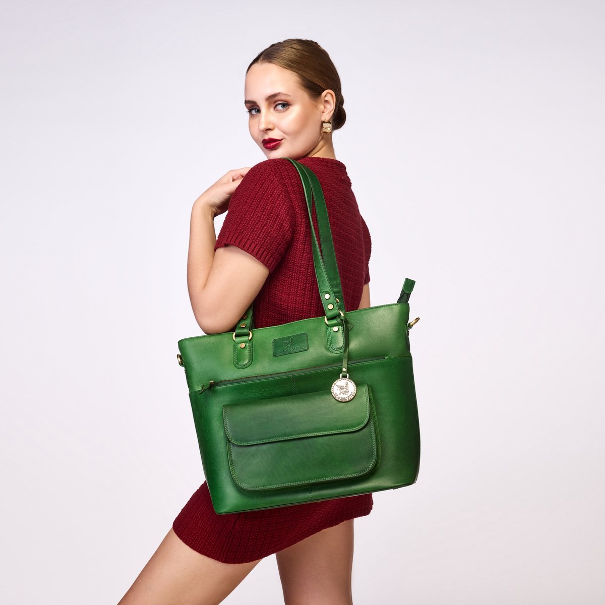 DE LAMASSU® (Isabella) Leren Schoudertas Dames – Echt Leer – Elegant & Ruim – Met Schouderband – Luxe Geschenkverpakking