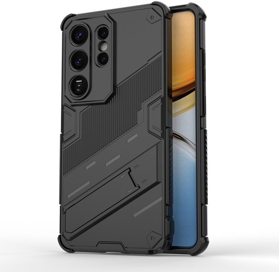 Solidenz StandGuard Xtreme geschikt voor Samsung Galaxy S26 Ultra hoesje - Zwart