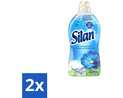 2 x Silan – Wasverzachter – Classic Blue Fris Lentegevoel – 1144 ml - Wasverzachter - Wasgoed Verzachter - Fris Lentegevoel - Wasgoed Geur - Wasgoed Comfort