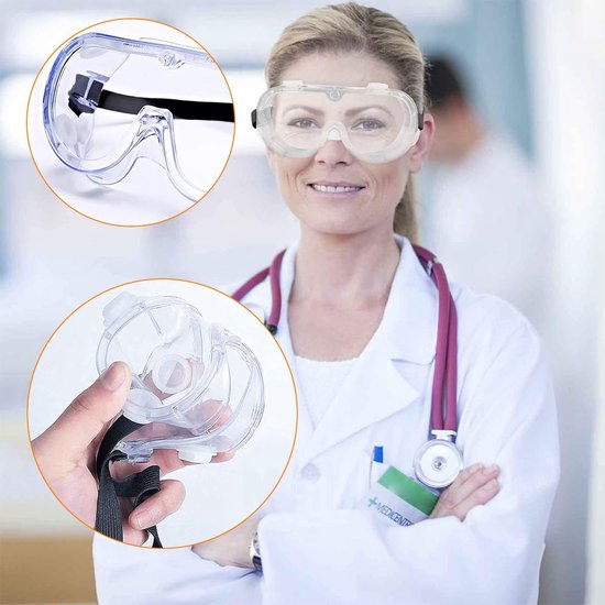 Lot De 2 Lunettes De Sécurité Réglables Anti-Buée Anti-Rayures – Protection Complète Pour Travail, Labo, Soudage Et Bricolage