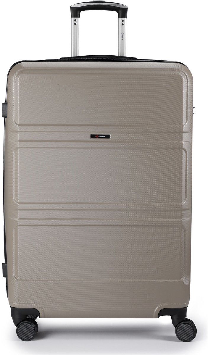 Benzi 5739 4 wielen Trolley L 72 cm - Harde bagage - Combinatieslot - grau