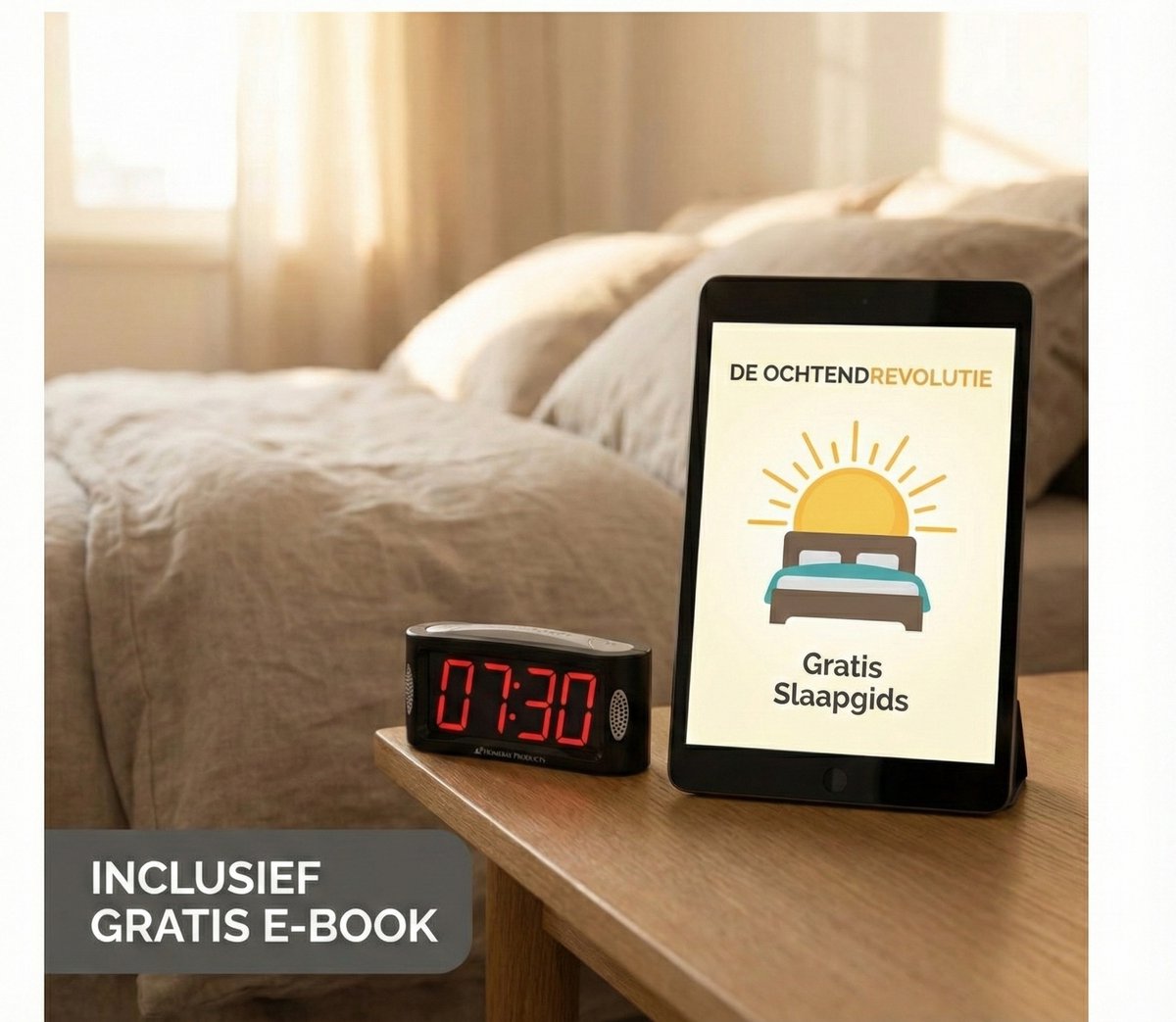 HomeBay® Digitale Wekker & Klok - Grote Cijfers - Slaapkamer Wekker met Slaapvriendelijk Rood Licht (Dimbaar) - Seniorenwekker - Zwart — cadeau in Wonen & Interieur - foto 6