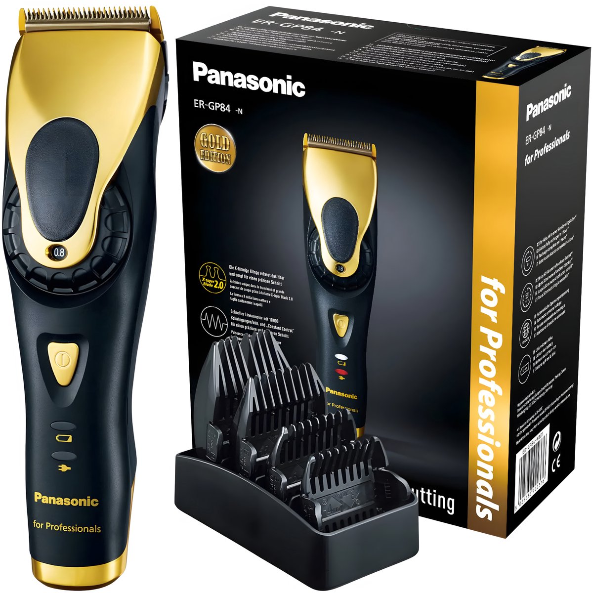 Baard en haar trimmer Panasonic ER-GP84 Gold Edition