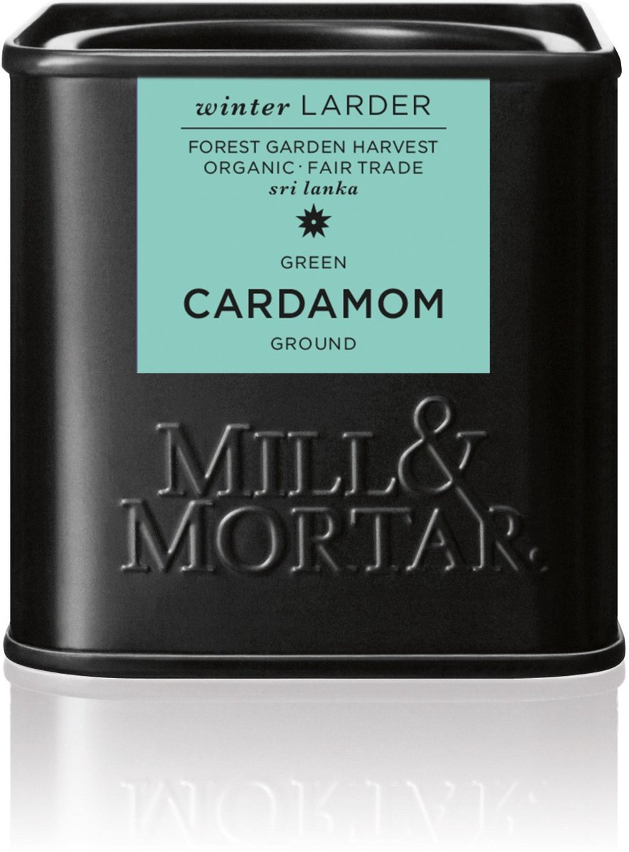 Mill & Mortar - Biologische groene kardemom, gemalen - 30 g