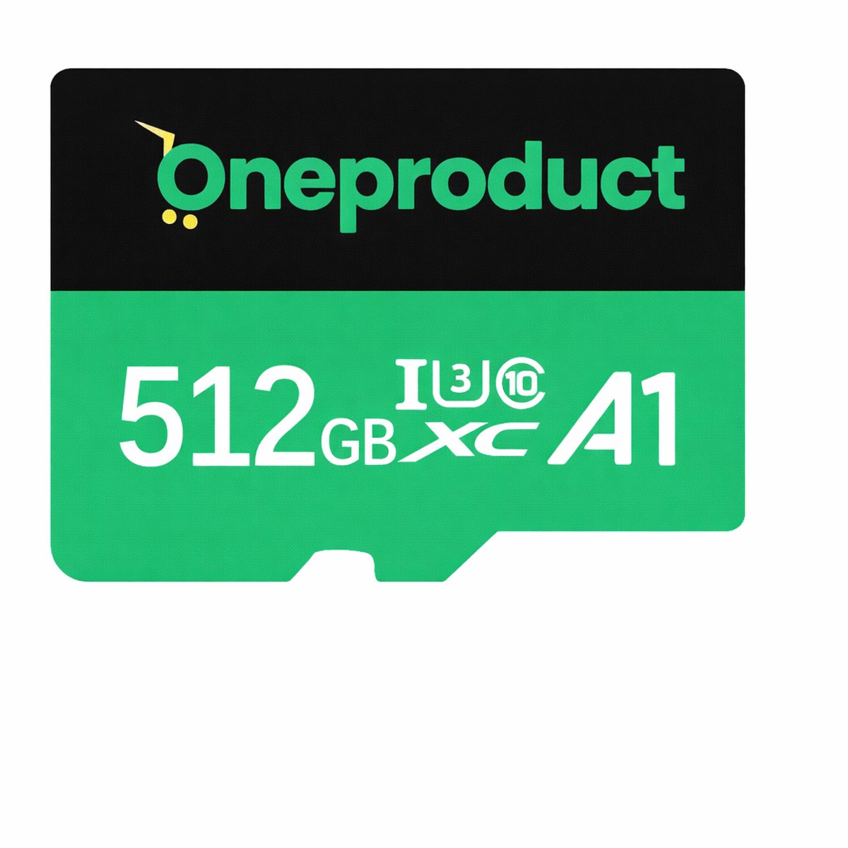 Oneproduct microSD Kaart 512GB - U3 - microSDXC