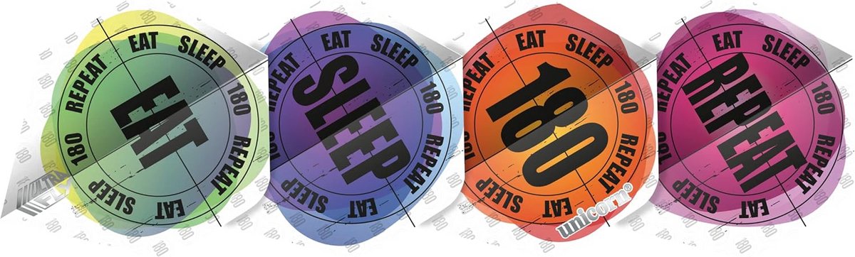 Dartpijlen Vliegers Multi Kleuren Plus Maat