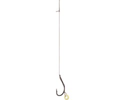 Mikado Method Feeder Onderlijn met Rubber - Haakmaat 4 - 0.16 mm Gevlochten - 10 cm - 8 stuks - Karper & Brasem van Merkloos — afbeelding 2