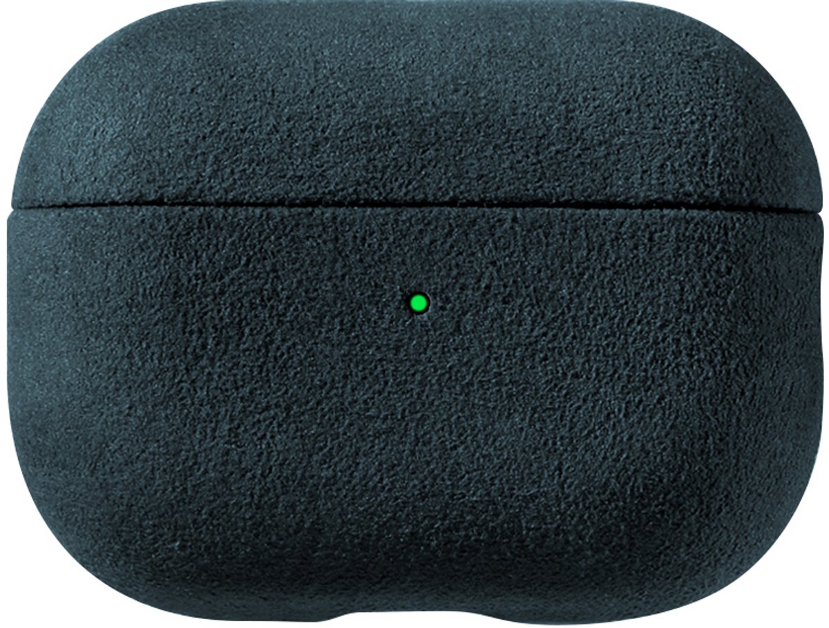 Alcanluxury Alcantara hoes geschikt voor AirPods Pro (3e generatie) - Navy Blue