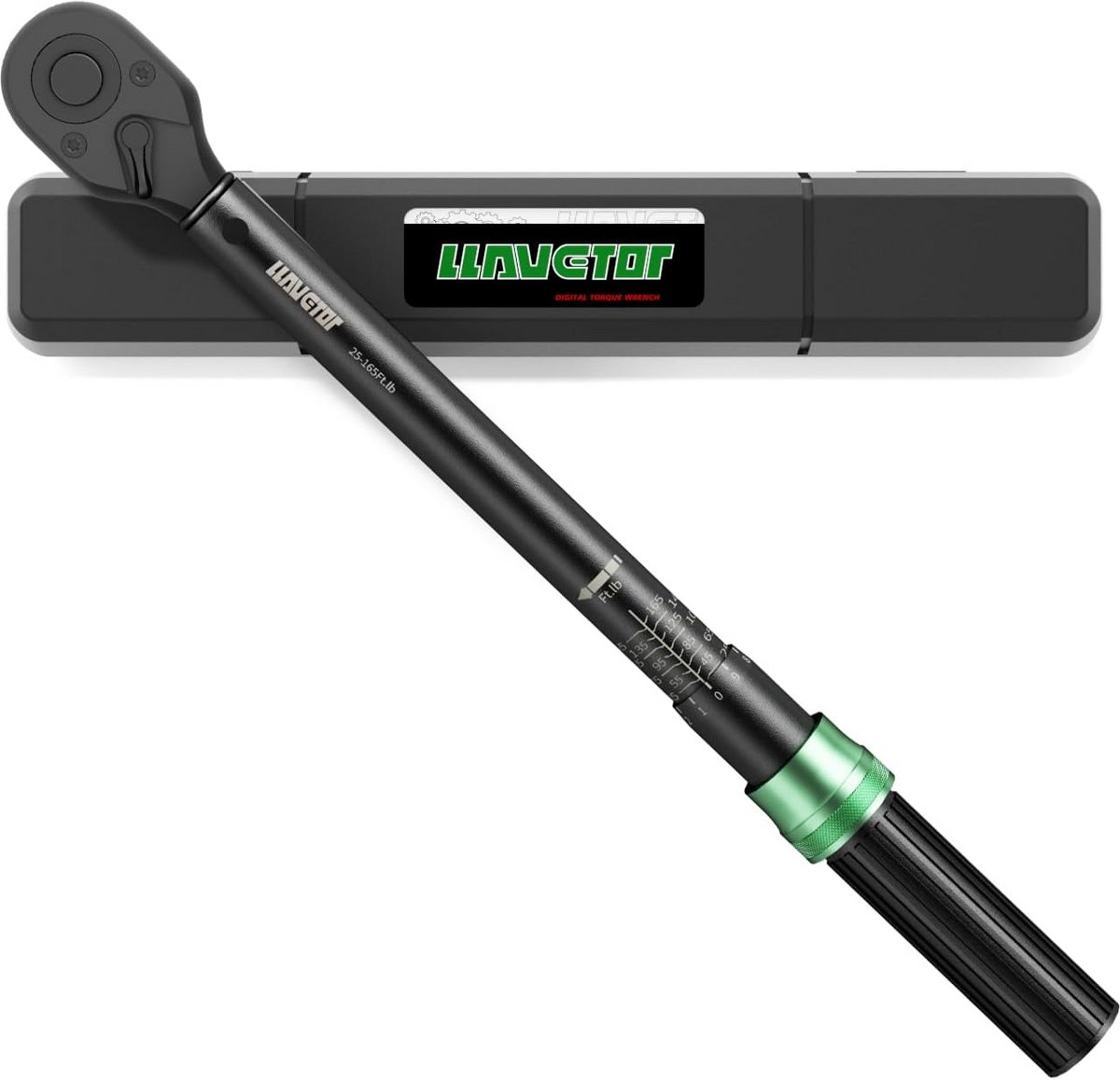 Momentsleutel 1/2 inch Aandrijving 20-220 Nm met Dubbele Bereikschalen voor Hoge Precisie