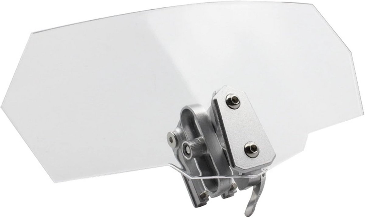 Universele Transparante Verstelbare Winddeflector voor Motorfietsen - Windscherm Interieur & Exterieur